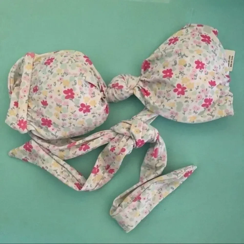 Anthropologie Charlie Holiday Cabo Newport Strapless Smocked Bikini - Picture 5 of 7